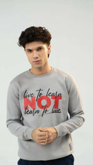 Men Regular Fit Sweatshirt - Gray