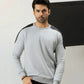 Men Regular Fit Sweatshirt - Gray - Harwage