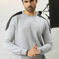 Men Regular Fit Sweatshirt - Gray - Harwage