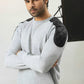 Men Regular Fit Sweatshirt - Gray - Harwage