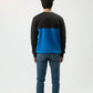 Men Sweatshirt Regular Fit - Blue - Harwage