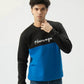 Men Sweatshirt Regular Fit - Blue - Harwage
