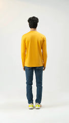 Men Full Sleeve Shirt - Yellow