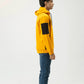 Men Regular Fit Hoodie - Yellow - Harwage