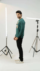 Men Regular Fit Sweatshirt - Green