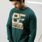 Men Regular Fit Sweatshirt - Green - Harwage