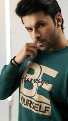 Men Regular Fit Sweatshirt - Green