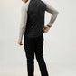 Men Full Sleeve T-Shirt - Gray - Harwage