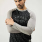 Men Full Sleeve T-Shirt - Gray - Harwage