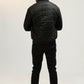 Men Parachute Jacket - Black - Harwage