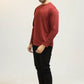 Men Full Sleeve Regular Fit Shirt - Merlot - Harwage