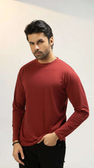 Men Full Sleeve Regular Fit Shirt - Merlot