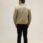Men Woven Jacket - Beige - Harwage