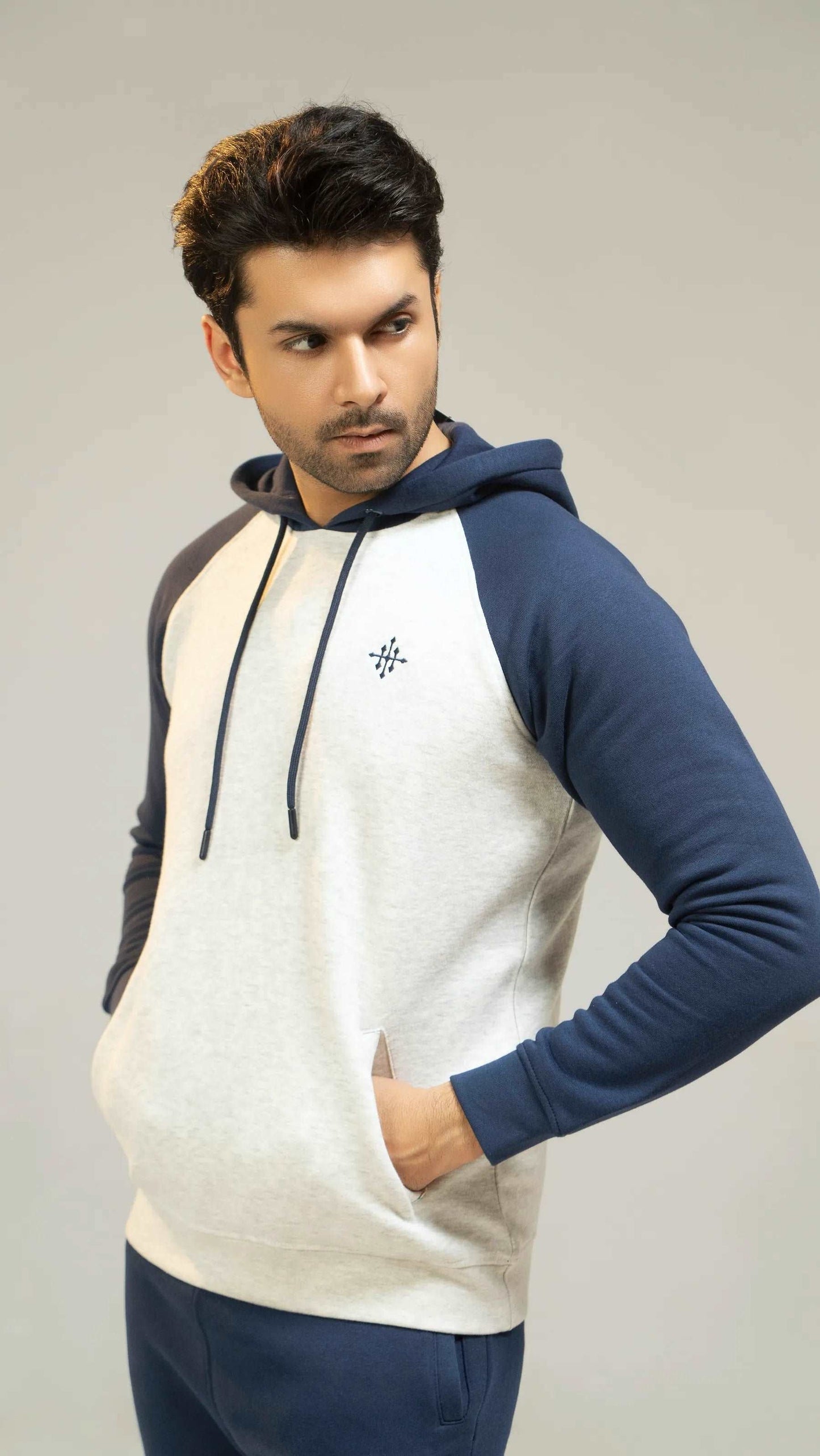 Men Regular Fit Tracksuit - Charcoal Blue - Harwage