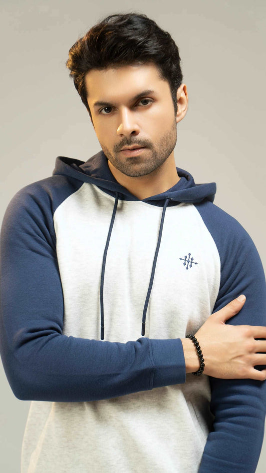 Men Regular Fit Tracksuit - Charcoal Blue - Harwage