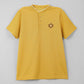 MEN BAND COLLLAR POLO SHIRT- SUNLIGHT YELLOW