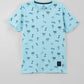 Men's All-Over Printed Cotton T-Shirt -  Spun Sugar
