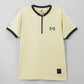 Men's Henley Zip Pique Polo Shirt - Cloud Cream