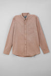 Men's Casual Woven Shirt -  Peach
