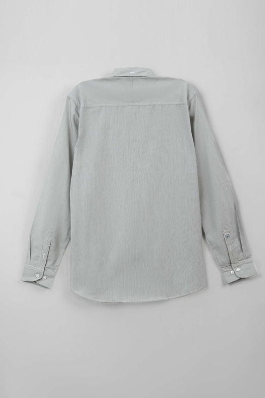 Men's Casual Woven Shirt -Off White