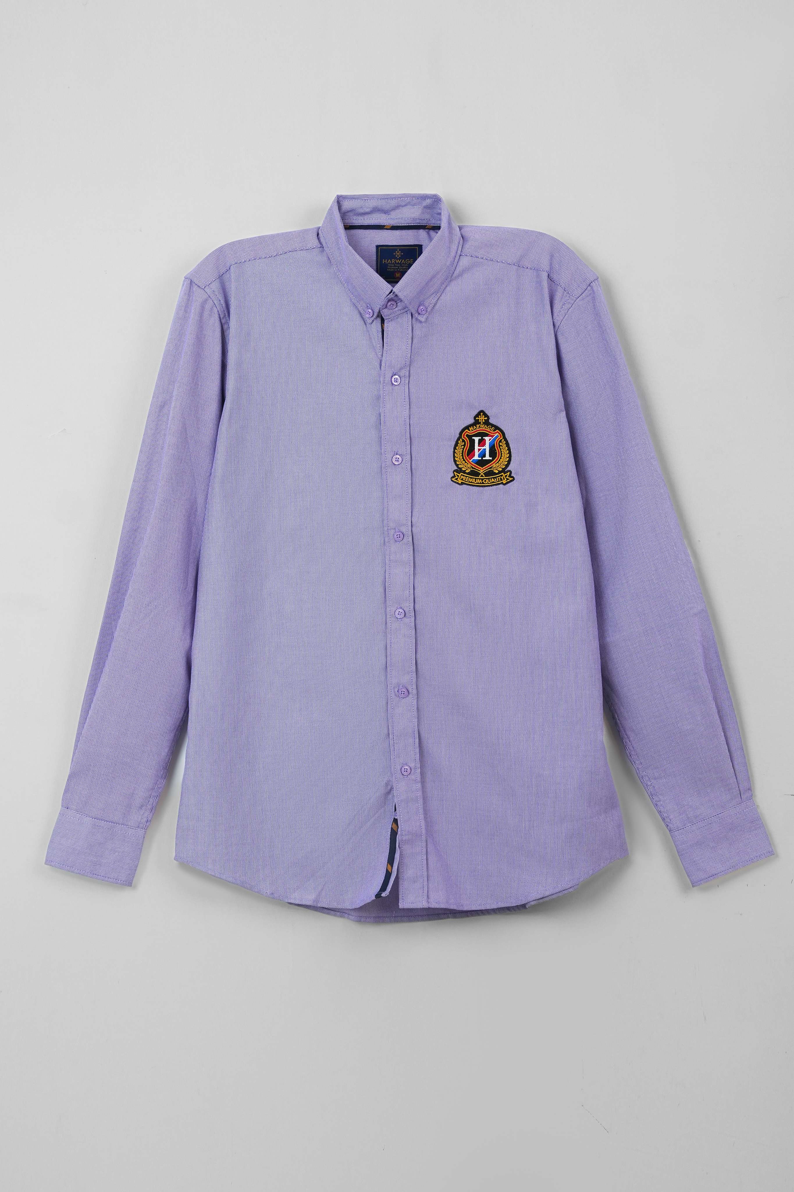 Men's Woven Casual Shirt - Blue