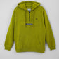 Men Regular Fit Hoodie – Olive Green