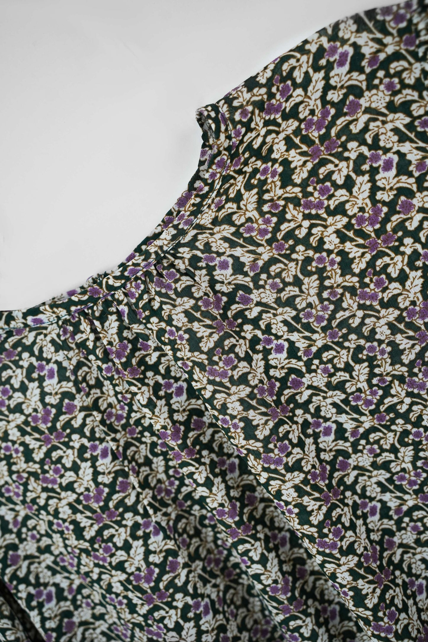 Women Cropped Shirt - Dark Green