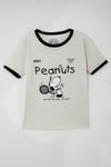 Junior Girls' Polyester T Shirt - Bone White