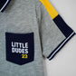 Little Boys' Jersey Polo Shirt - Haider Grey