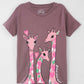 Little Girls' Graphic Tee - Deep Taupe