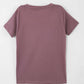 Little Girls' Graphic Tee - Deep Taupe