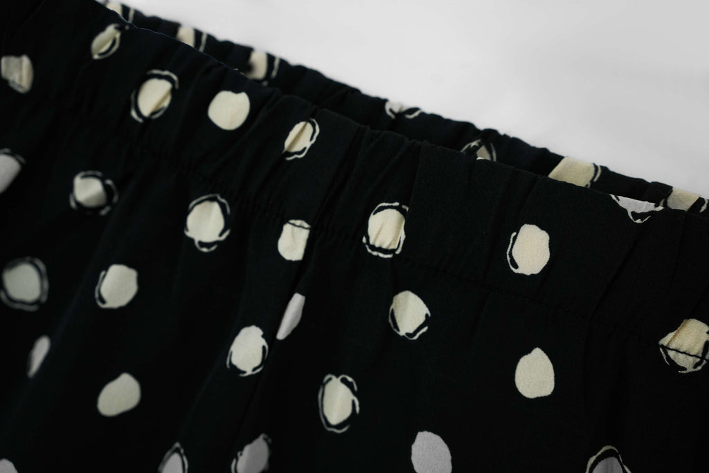 Little Girls' Peter Pan Collar Shirt - Black