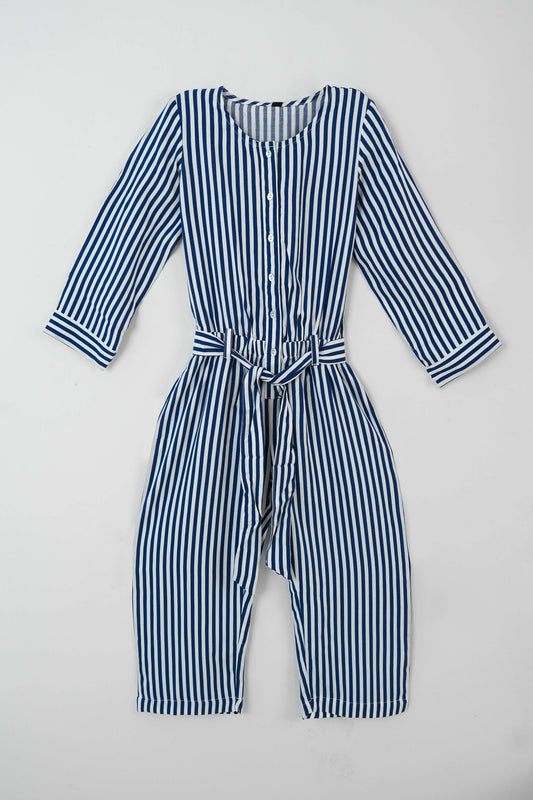 Little Girls' Polyester Jumpsuit -  Blue