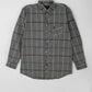 Men Grey Checkered Casual Shirt - Grey Checkered