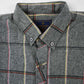 Men Grey Checkered Casual Shirt - Grey Checkered