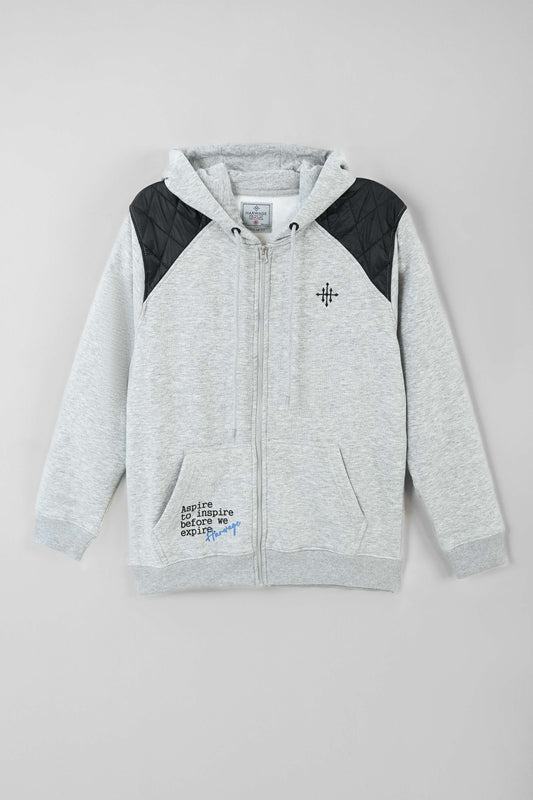 Men's Cozy LSF Fleece Hoodie - Grey
