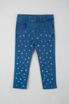 Little Girls' Straight Fit Denim Jeans - Light Blue