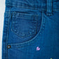 Little Girls' Straight Fit Denim Jeans - Light Blue