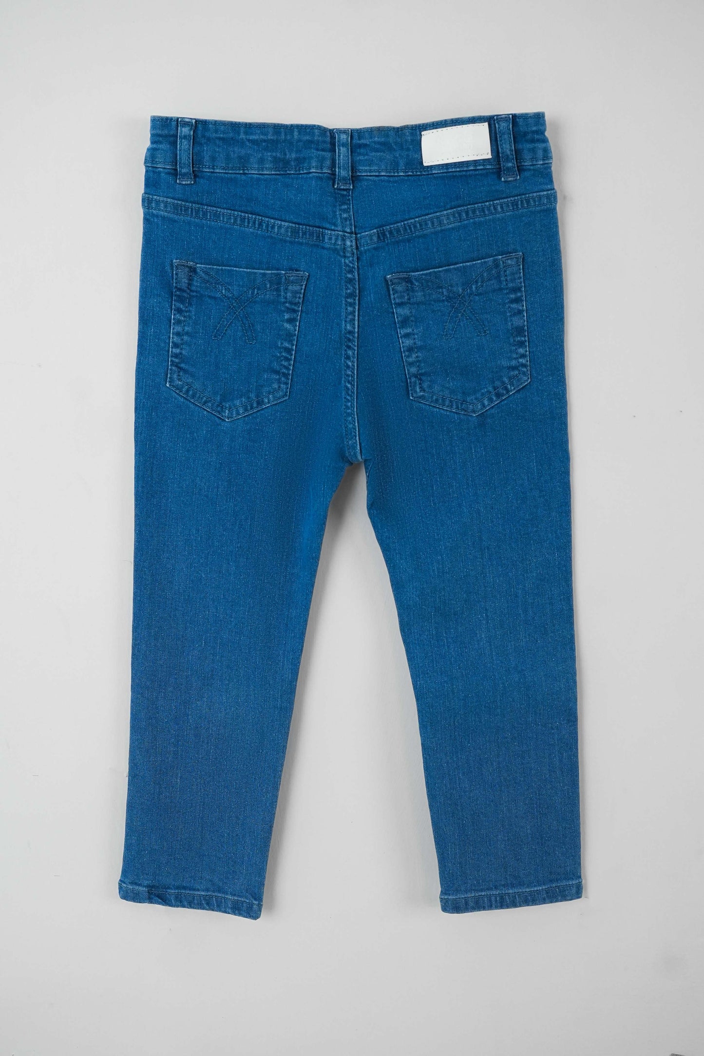 Little Girls' Straight Fit Denim Jeans - Light Blue