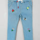 Little Girls' Straight Fit Denim Jeans - Light Blue