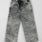Little Girls' Straight Fit Denim Jeans - Grey