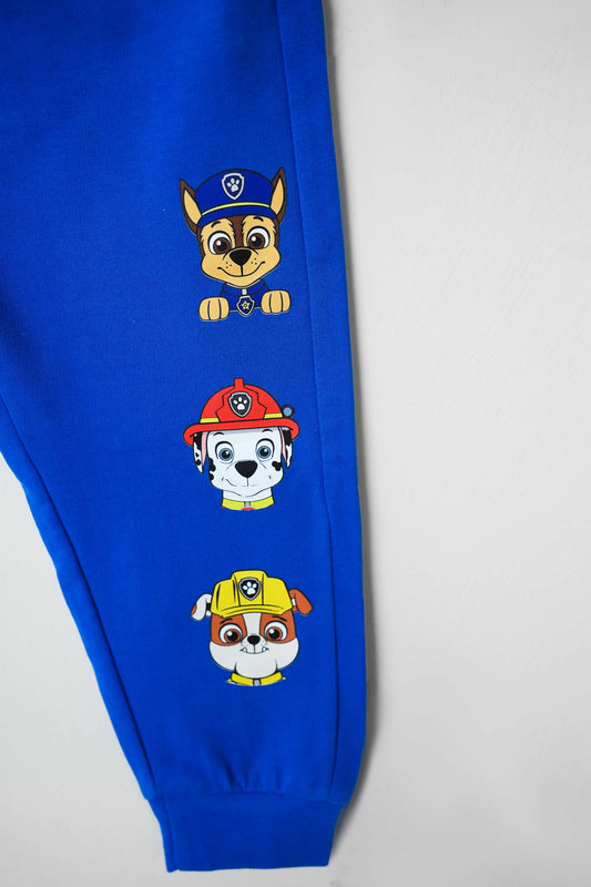 Little Boys' Terry Fleece Trousers -  Lapis Blue