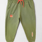 Little Boys' Terry Fleece Trousers - Deep Lichen Green