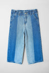 Girls' Wide Leg Denim Jeans - multi