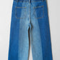 Girls' Wide Leg Denim Jeans - multi