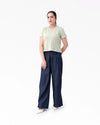 Women’s Dark Blue Wide Leg Denim Palazzo