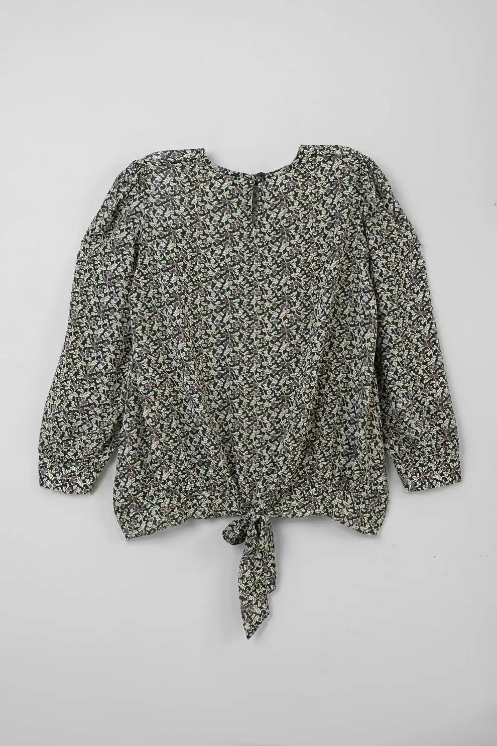 Dark Green Cropped Shirt