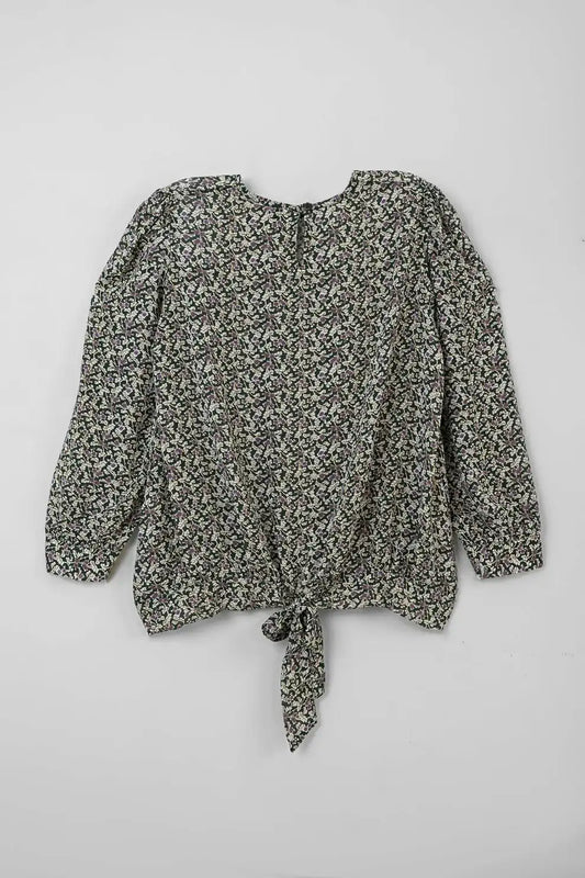 Dark Green Cropped Shirt