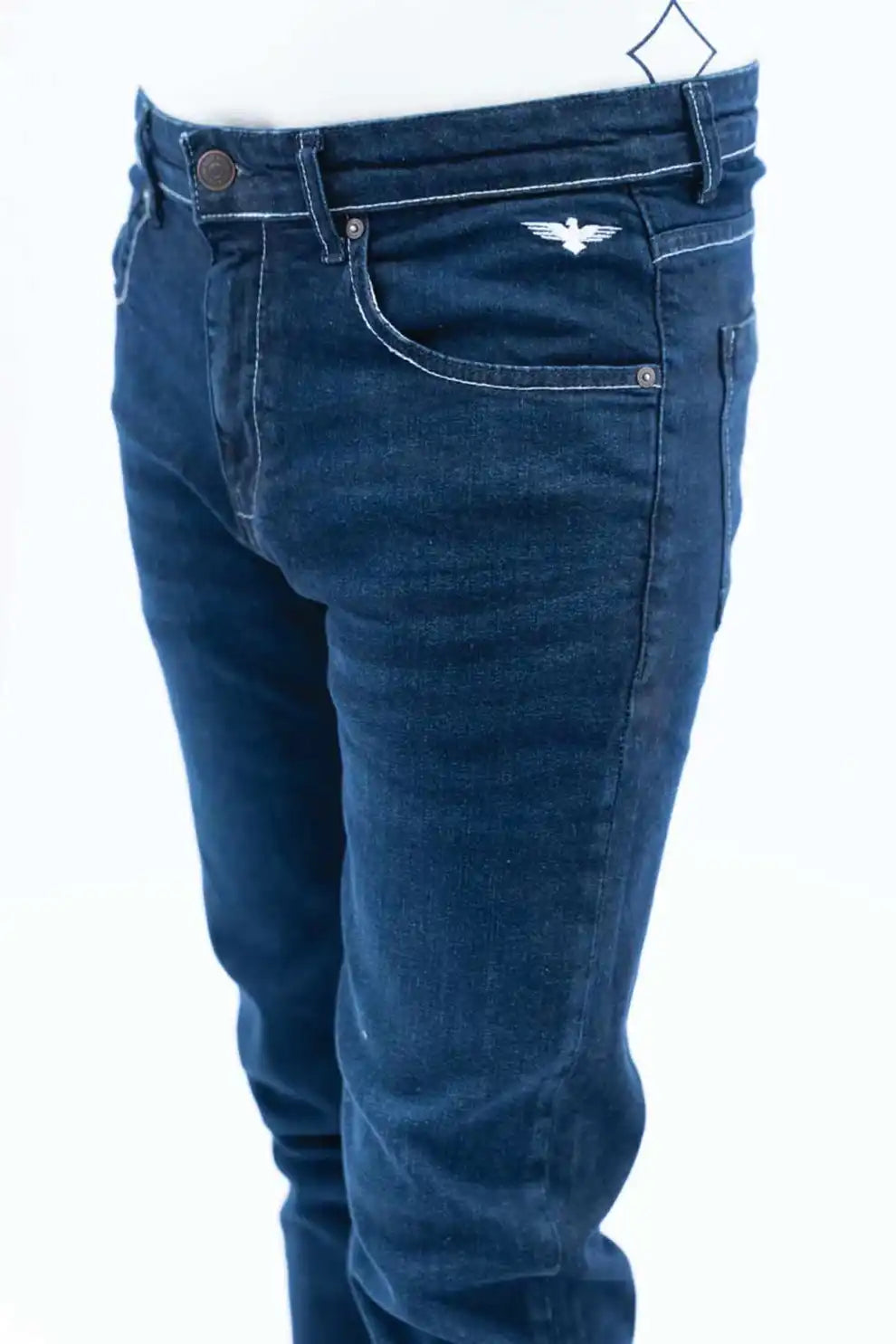 Dark blue casual jeans