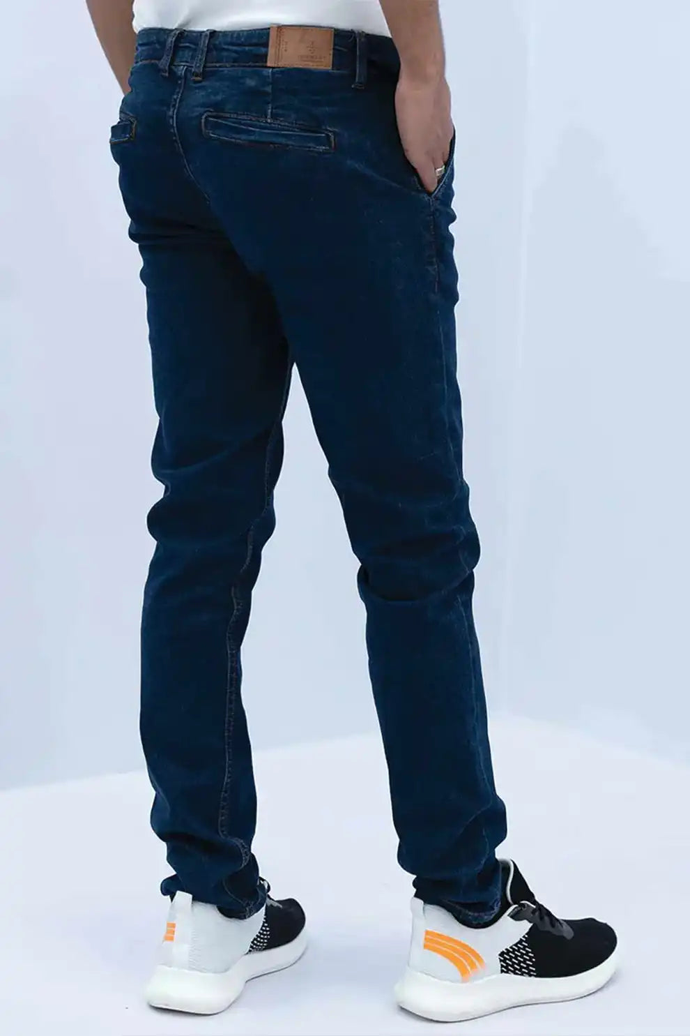 Dark chino denim jeans